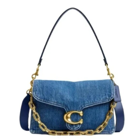 Authentic Coach Chain Tabby Shoulder Bag 30 - Picture 1 of 6
